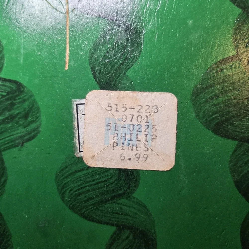 Vintage Wooden Painted Watermelon‎ Serving Plate